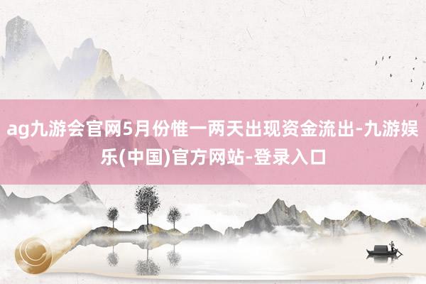 ag九游会官网5月份惟一两天出现资金流出-九游娱乐(中国)官方网站-登录入口