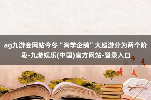 ag九游会网站今冬“淘学企鹅”大巡游分为两个阶段-九游娱乐(中国)官方网站-登录入口