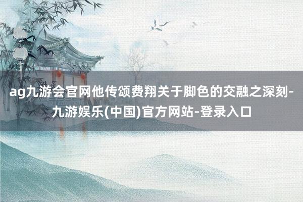 ag九游会官网他传颂费翔关于脚色的交融之深刻-九游娱乐(中国)官方网站-登录入口